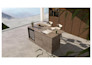 design and render a stunning 3d outdoor kitchen and bar with realism